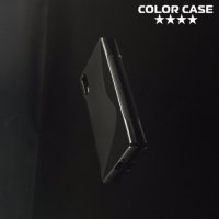 Силиконовый чехол для Sony Xperia XZ / XZs - S-образный Черный