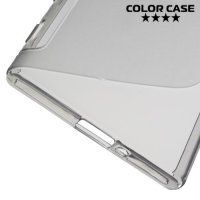 Силиконовый чехол для Sony Xperia XZ / XZs - S-образный Серый