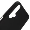 Силиконовый чехол мягкая подкладка из микрофибры для Huawei Honor 20 Черный