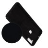 Силиконовый чехол мягкая подкладка из микрофибры для Samsung Galaxy A11 / Galaxy M11 Черный