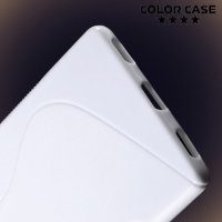 Силиконовый чехол для Huawei P8 - Белый S-образный