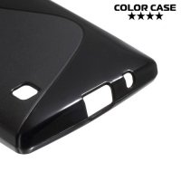 Силиконовый чехол для LG G4c H522y ColorCase - Черный