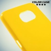 Силиконовый чехол для Samsung Galaxy S6 - желтый