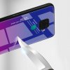 Силиконовый Градиентный Устойчивый к Царапинам Стеклянный Чехол для Huawei Mate 30 Lite Синий / Фиолетовый