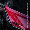 Силиконовый Градиентный Устойчивый к Царапинам Стеклянный Чехол для Xiaomi Mi 9 lite Розовый