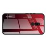 Силиконовый Градиентный Устойчивый к Царапинам Стеклянный Чехол для Xiaomi Redmi 8 Красный / Черный