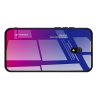 Силиконовый Градиентный Устойчивый к Царапинам Стеклянный Чехол для Xiaomi Redmi 8A Синий / Розовый