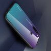Силиконовый Градиентный Устойчивый к Царапинам Стеклянный Чехол для Xiaomi Redmi Note 8T Фиолетовый / Синий
