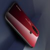 Силиконовый Градиентный Устойчивый к Царапинам Стеклянный Чехол для Xiaomi Redmi Note 8T Красный / Черный