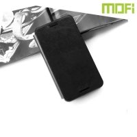 Тонкий чехол книжка для HTC One М9 Plus - MOFI Черный
