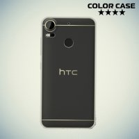 Тонкий силиконовый чехол для HTC Desire 10 pro - Прозрачный