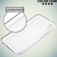 Тонкий силиконовый чехол для HTC Desire 626 / 628 - Прозрачный