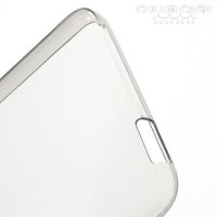 Тонкий силиконовый чехол для HTC Desire 728 и 728G Dual SIM  - Серый