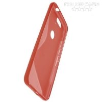 Силиконовый чехол для Huawei Nexus 6P - S-образный Красный