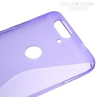 Силиконовый чехол для Huawei Nexus 6P - S-образный Фиолетовый