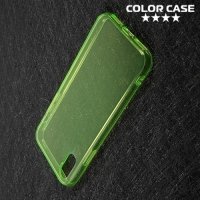 Тонкий силиконовый чехол для iPhone 8 - Зеленый