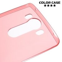 Тонкий силиконовый чехол для LG V10 - Красный