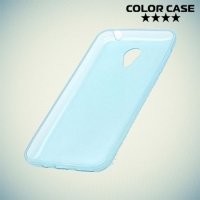 Тонкий силиконовый чехол для Meizu M2 mini - Голубой
