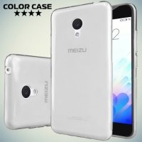 Тонкий силиконовый чехол для Meizu m3 mini / m3s mini - Серый