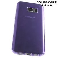 Тонкий силиконовый чехол для Samsung Galaxy S7 Edge - Фиолетовый