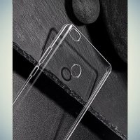 Тонкий силиконовый чехол для Xiaomi Mi Max - Прозрачный