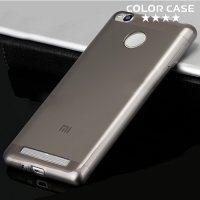 Силиконовый чехол для Xiaomi Redmi 3 Pro / 3s - Серый