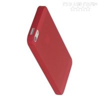Ультратонкий кейс чехол для iPhone SE-Красный