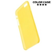 Ультратонкий кейс чехол для iPhone 6S / 6-Желтый