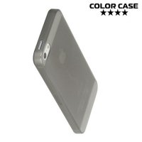 Ультратонкий 0.3 мм кейс чехол для iPhone SE - Серый
