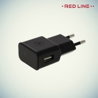 Универсальная зарядка 1А USB Red Line черная