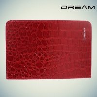 Универсальный чехол для планшета 7 дюймов Dream - крокодил красный книжка