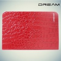 Универсальный чехол для планшета 8 дюймов Dream - крокодил красный