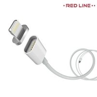 Универсальный магнитный кабель Lightning для iPhone и iPad - Серебристый