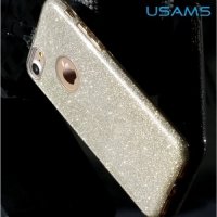 Usams Искрящийся блестящий чехол для iPhone 8/7 - Золотой