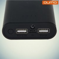Внешний аккумулятор Qumo PowerAid 15600 mAh 2 USB черный