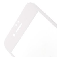 Закаленное 3D защитное стекло на весь экран с рамкой для iPhone 8 Plus / 7 Plus - Белый