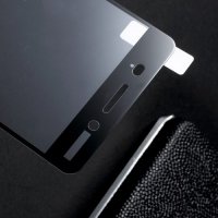 Закаленное защитное стекло для Nokia 6 на весь экран - Черный