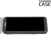 Защитный чехол для Samsung Galaxy S8 Plus с отделением для карты - Черный