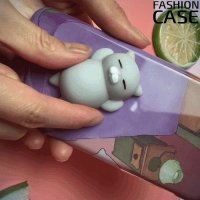 3D силиконовый чехол антистресс для iPhone 8/7 - Спящий котик