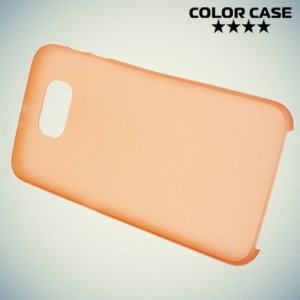 Тонкий чехол для Samsung Galaxy S6 - оранжевый