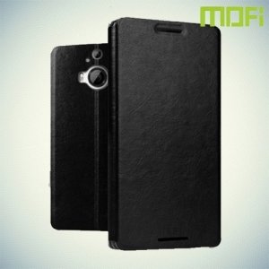 Тонкий чехол книжка для HTC One М9 Plus - MOFI Черный