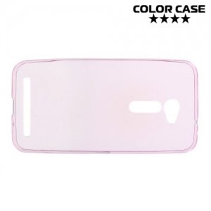 Тонкий силиконовый чехол для ASUS ZenFone 2 ZE500CL - Розовый