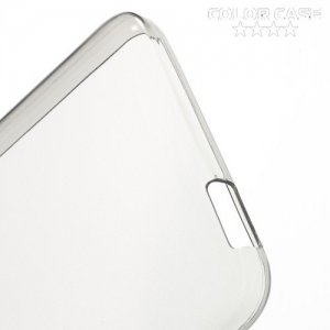 Тонкий силиконовый чехол для HTC Desire 728 и 728G Dual SIM  - Серый