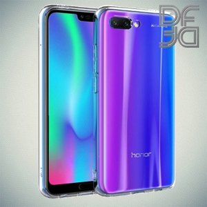 Тонкий силиконовый чехол для Huawei Honor 10 - Прозрачный