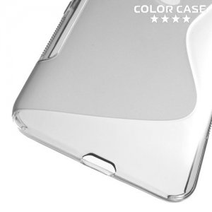 Силиконовый чехол для Huawei Nexus 6P - S-образный Серый