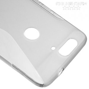 Силиконовый чехол для Huawei Nexus 6P - S-образный Серый