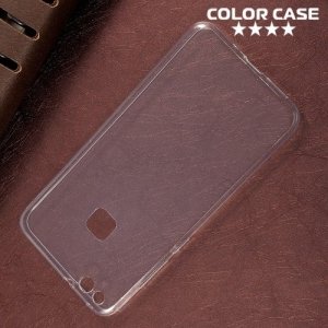 Тонкий силиконовый чехол для Huawei P10 Lite - Прозрачный
