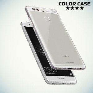 Тонкий силиконовый чехол для Huawei P9 - Прозрачный