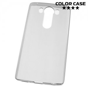 Тонкий силиконовый чехол для LG V10 - Серый