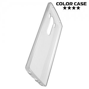 Тонкий силиконовый чехол для LG V10 - Серый